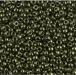 Miyuki Seed Beads 8/0 - Metallic Olive - Picture 1 of 1