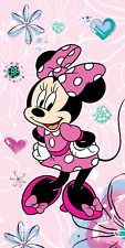 Disney Minnie Mouse Rose Serviette de Bain/ Plage