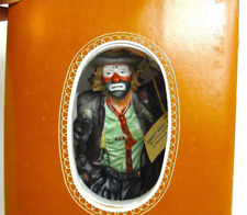 Flambro Emmett Kelly Signature''The Clown Prince' Hand Painted Bisque Porcelain
