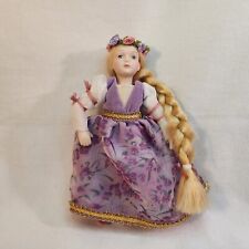 Vintage Avon Fairy Tale collection Rapunzel  porcelain doll 1986