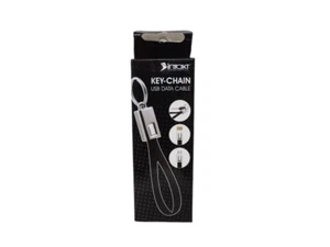 Cable de datos USB con llavero intacto - Nuevo - Negro - Imagen 1 de 1
