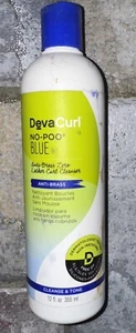 Limpieza y tono antilatón azul DevaCurl No-Poo 12 oz - Imagen 1 de 1