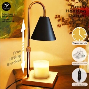 Aromatherapy Melting Wax Lamp Adjustable Height Night Light with Timer & Dimmer - Picture 1 of 8