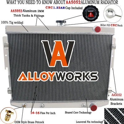 4 Row Radiator For Dodge Charger Plymouth Satellite Chrysler Newport 1973-1978 Foto 1 de 4