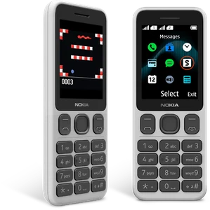 BRAND NEW NOKIA 125 DUAL SIM WHITE UNLOCK Classic - Afbeelding 1 van 2