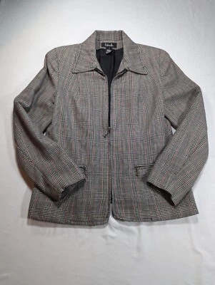 Chaqueta/Blazer RAFAELLA Cremallera Ventana Talla 8 100% LANA Foto 1 de 4