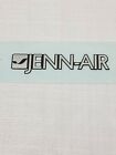 Jenn-Air Refrigerator Badge Nameplate Black/Silver