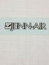 Jenn-Air Refrigerator Badge Nameplate Black/Silver