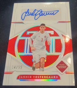 🔥 Panini National Treasures JANNIK VESTERGAARD AUTO /99 FIFA WORLD CUP # S-JVE - Picture 1 of 5