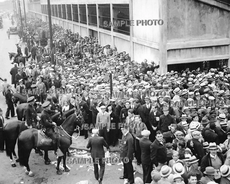 FOTO 8X10 JUEGO INAUGURAL NAVIN FIELD SERIE MUNDIAL 1934 DETROIT TIGERS VS CARDINAL Foto 1 de 1