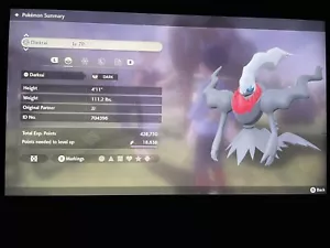 DARKRAI NEW ULTRA RARE DARKRAI Pokemon Legends Arceus!! - Picture 1 of 4