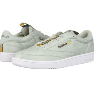 reebok club c 85 mu chalk navy & solar gold