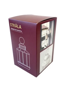 IKEA STRALA STRÅLA LED Lantern Battery Operated White 5 1/8" 405.322.09 - Picture 1 of 4