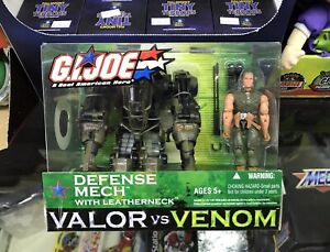 G.I. Joe Valor vs Venom Defense Mech with Leatherneck (2003 Hasbro) New Sealed