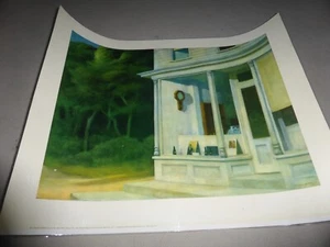 EDWARD HOPPER SEVEN AM SHOREWOOD ORIGINAL LAMINATED ART PRINT 831 NEW YORK - Imagen 1 de 7