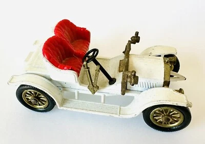 Vintage Matchbox Models Of Yesteryear 1909 Opel Coupe White Y-4 Lesney England - Image 1 of 4