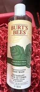 Burt’s Bees Peppermint And Rosemary Body Wash 350ml 99.2% Natural Bnew - Picture 1 of 2