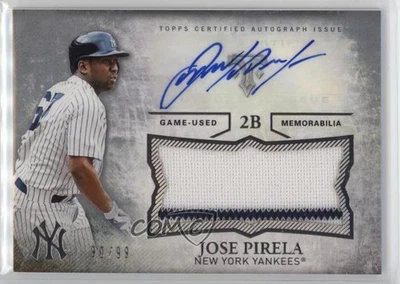 2015 Topps Triple Threads Unity Jumbo Relics /99 Jose Pirela Rookie Auto RC - Image 1 of 2