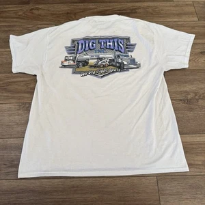 Camisa de tractor vintage Dig This Trucker Y2K - Imagen 1 de 8