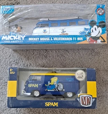 Coches modelo diecast Volkswagen a escala 1:24 autobús Jada y M2 T2 Foto 1 de 4