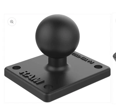 RAM-347U RAM Mounts 1.5 Inch C-Size Ball Adapter with AMPS Plate AUTHORIZED DLR - Image 1 of 4