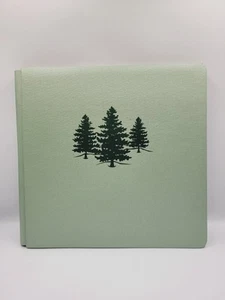 Creative Memories 12" x 12" Árboles Verdes Cubierta Álbum Decoración de Navidad NUEVO - Imagen 1 de 2