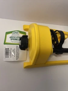Expert Gardener 2600 Square Foot Oscillating Sprinkler Yellow Black Plastic NWT - Picture 1 of 7