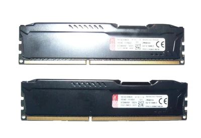 HyperX Fury DDR4 RAM – 8GB (2x4GB) 2400MHz – CL15 – Black Heat Spreaders– Tested - Image 1 of 2