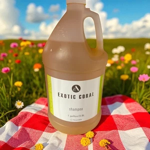 Exotic Coral Shampoo RARE 1 GALLON REFILL FACTORY SEALED! Fast Shipping - Picture 1 of 1