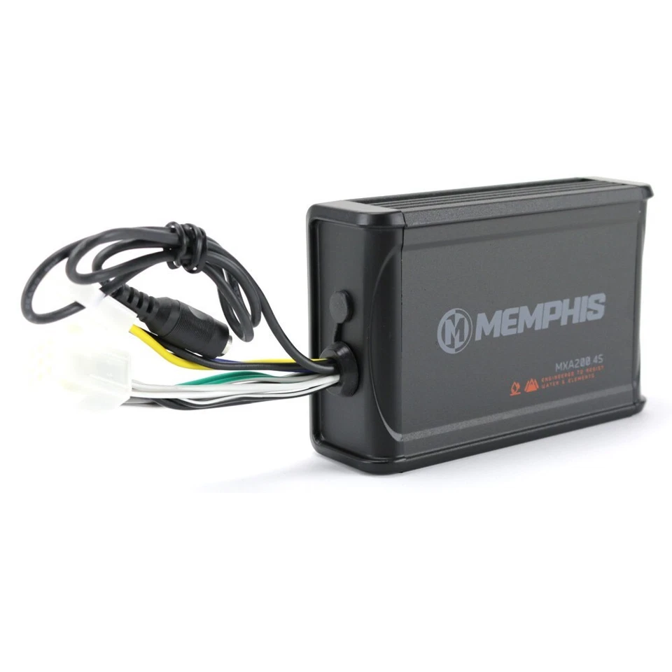 NEW Memphis Audio MXA200.4S 4-Channel Compact Car Audio Amplifier. 50W RMS x 4 - Image 1 of 1
