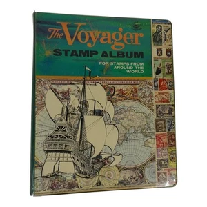 Whitman Publishing Voyager 1966 Album International w 1200+ Postage Stamps - Picture 1 of 18