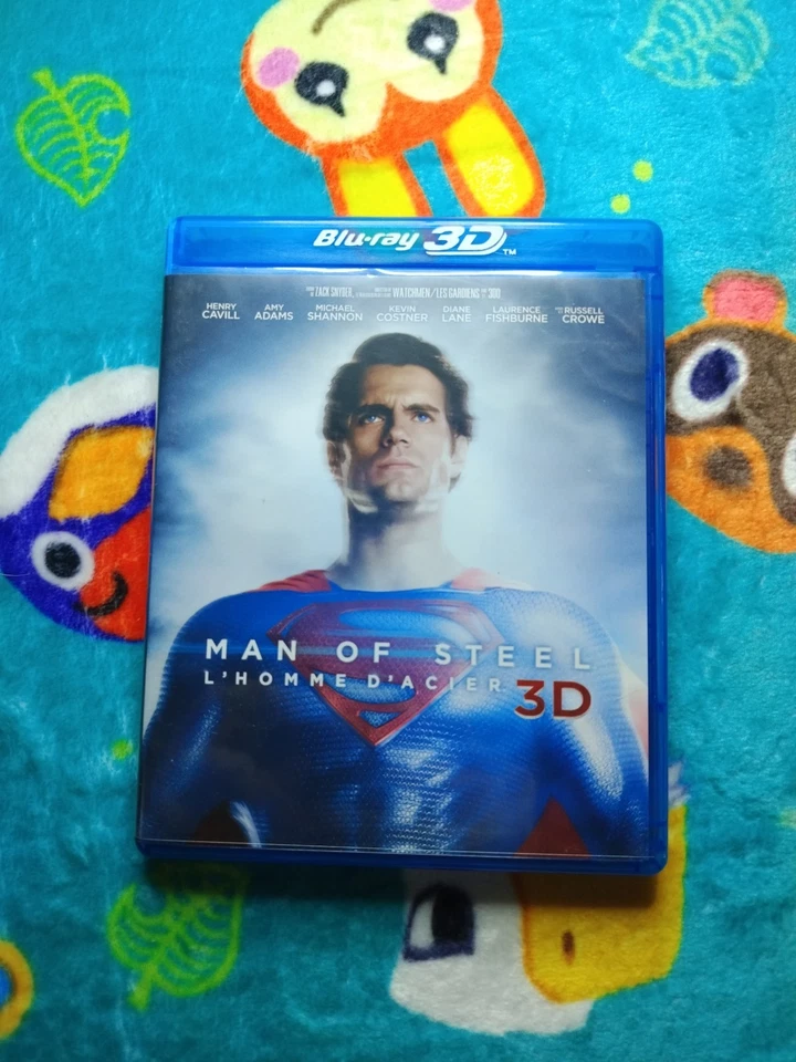 Man of Steel 3D (Blu-ray + DVD, 2013, 4-Disc Set) DC Henry Cavill  - Image 1 of 4