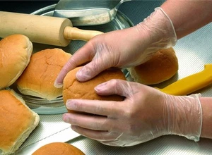 Powdered Disposable Vinyl Gloves White Colour 1000pcs Small size only - Imagen 1 de 3