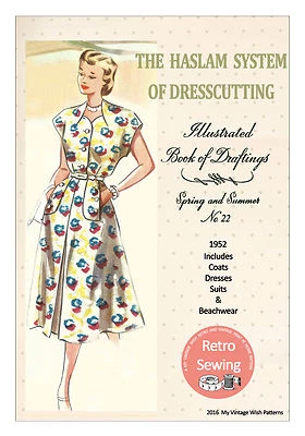 The Haslam System of Dresscutting No. 22 - 1950's  - Copy - Image 1 of 4