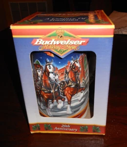 1999 Budweiser Holiday Stein "A CENTURY OF TRADITION" 20th Anniversary NIB - Picture 1 of 8