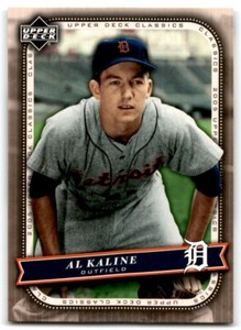 2005 UPPER DECK CLASSICS AL KALINE DETROIT TIGERS #1