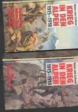 (n14234)   von Lichem Krieg in den Alpen 1915 - 1918. , 3 Bände komplett, 1