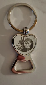 Llavero Corazón Personalizado - Llavero Metal Personalizado Grabado con Foto y Regálame - Imagen 1 de 3