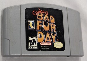Conker's Bad Fur Day Nintendo 64 N64 Game Cartidge VERY GOOD | TESTED | WORKS