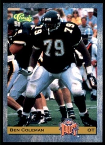 Clásico #14 1993 Ben Coleman novato - Imagen 1 de 2