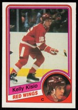 1984-85 O-Pee-Chee OPC Rookie Kelly Kisio RC Detroit Red Wings #56