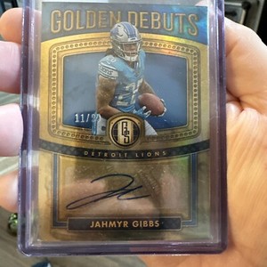 2023 Panini Gold Standard JAHMYR GIBBS /99 RC Rookie Auto Golden Debuts #GD-6