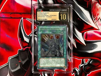Yu-Gi-Oh! Tri-Blaze Accelerator FOTB-EN041 1st Ultimate Pristine 10 CGC POP 1 - Image 1 of 4