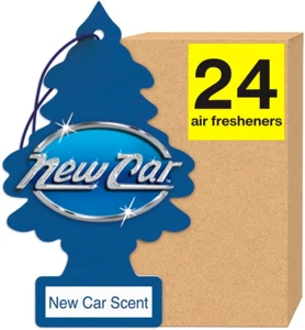 Long-Lasting New Car Scent Air Fresheners - 24 Hanging Tree Fresheners - Picture 1 of 8