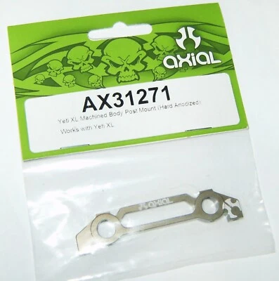 Axial Yeti XL Machined Body Post Mount Hard Anodized 1/8 Scale AX31271 - Image 1 of 2