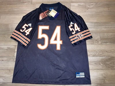 Camiseta de fútbol americano Adidas vintage de Brian Urlacher Chicago Bears de la NFL XL NUEVA novato Foto 1 de 4