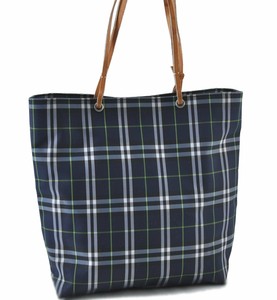 navy nylon tote bolsa