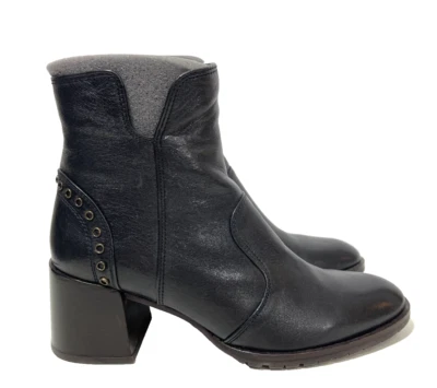 Chie Mihara Nailea Leather Ankle Boots Black 40 US 10 $494 - Image 1 of 4