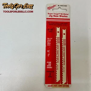 Milwaukee Super Tough Bi-Metal Jigsaw Blades (2 Pack) 48-42-4302 - Picture 1 of 2