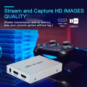 1080P USB3.0 Game Video Capture Card Converter Adapter For Youtube Linux Windows - Afbeelding 1 van 8